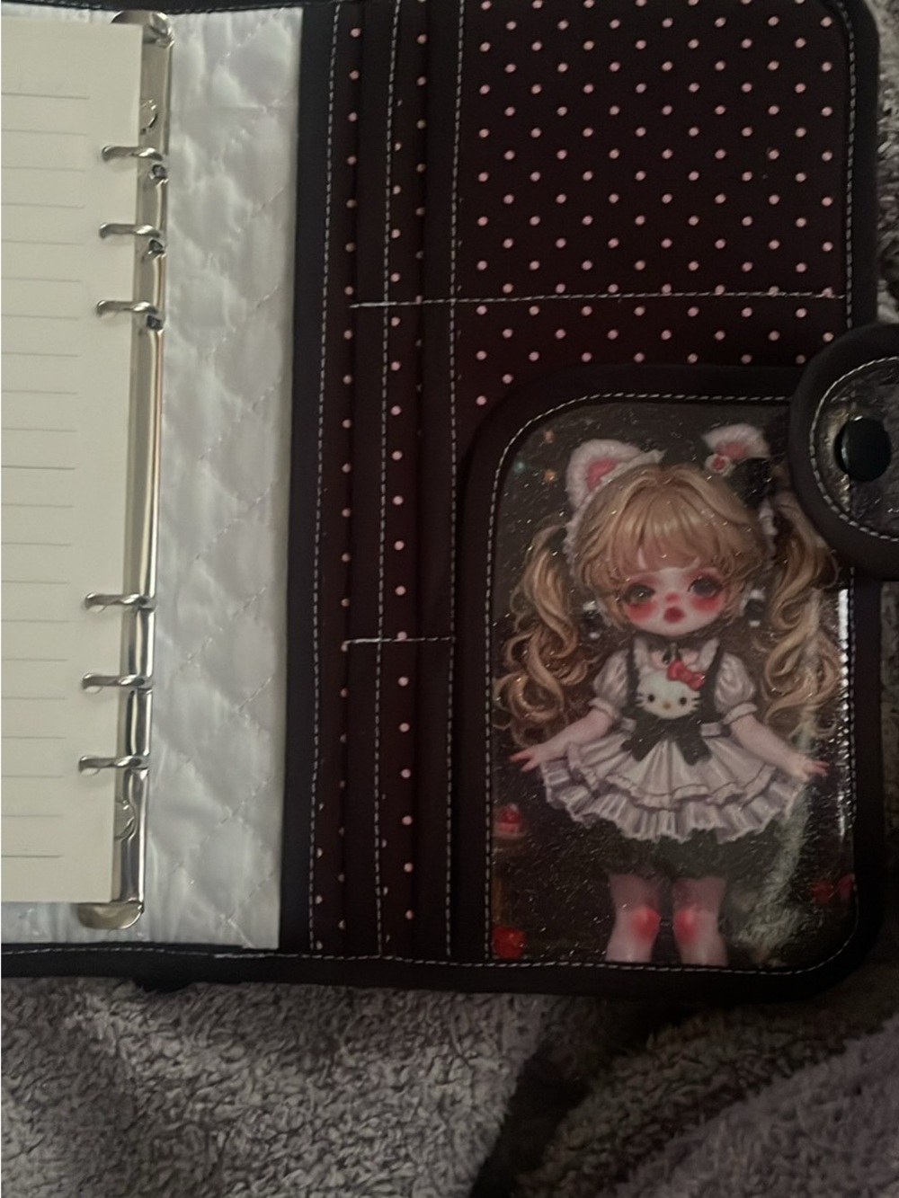 HANDMADE SKULLPANDA BINDER 😍 - Picture 4 of 5